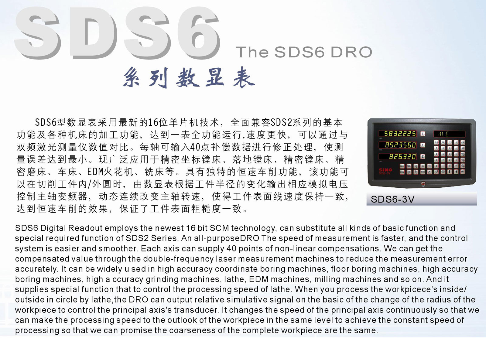 SINO 信和光學尺SDS6系列